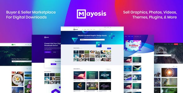 Mayosis Digital Marketplace Theme